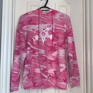 Thrasher pink camo hoodie